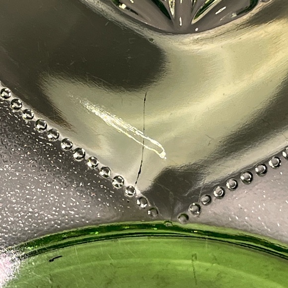 💚 Northwood Glass Co. early 1900s, in their “Scroll with Beads” pattern - Picture 16 of 17